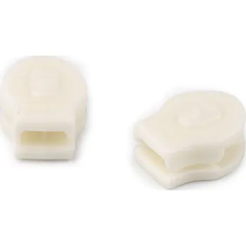 Zip Jezdec ke spirálovým zipům No 3 na povlečení Varianta: 2 krémová světlá, Balení: 100 ks