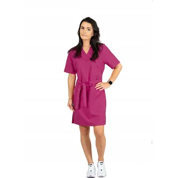 Dámské šaty Elastické zdravotnické šaty na zavazování s viskózou FUCHSIOVÁ pohodlná halena 34