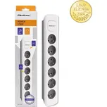 *Qoltec 50297 Prodlužovací kabel Qoltec | 6 zásuvek | 1,8 m | Bílá a šedá | Rychlé přepínání (Přepěťové ochrany Qoltec zajišťují spolehlivost a bezpečnost používání doma, v kanceláři a kdekoli, kde potřebujete rozšířit svůj přístup k elektřině. Za zmínku)