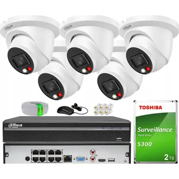 IP kamera Sada IP PoE monitoringu s 5 kamerami IPC-HDW2649TM-S-IL-0280B WizSense DAHUA