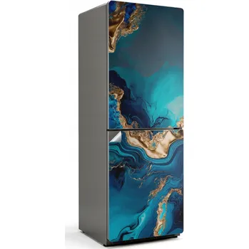 Fototapeta Dekorativní Samolepicí nálepka na ledničku Abstraktní vlny a skvrny