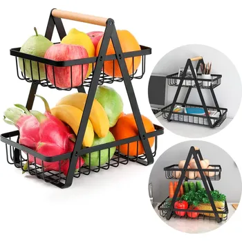 TZB Patrový košík na ovoce Pulos II 27 x 29 cm Černá