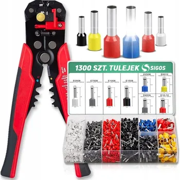 Kleště Lisovací kleště SIGOS LISOVACÍ KLEŠTĚ + KONCOVKY 0,02 mm2 - 6 mm2