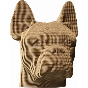 3D puzzle Cartonic 3D PUZZLE - BULLDOG, 131 dílků, LEVEL3