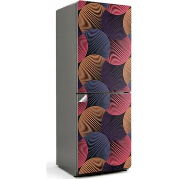 Fototapeta Samolepka na ledničku Bez bublinek – technologie Bubble Free – Vlny s dynamickými liniemi