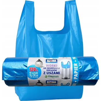 Pytle na odpadky Pytle na tříděný papír Raz Dwa 120 l, 10 ks