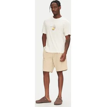 Oblečení a móda Jack & Jones T-Shirt Varenna 12273162 Béžová Regular Fit L