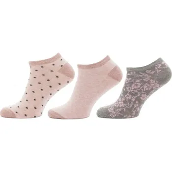 Dámské ponožky Dámské kotníkové ponožky NOVIA 1148 | 3 páry Velikost: 23-25 (35-38)