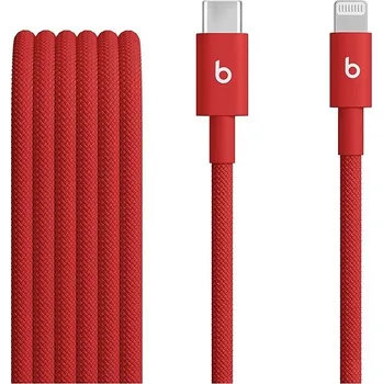 Datový kabel Apple Beats USB-C to Lightning Woven Cable (1.5m) - Rapid Red