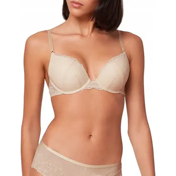 Podprsenka Triumph push-up podprsenka béžová velikost 85D