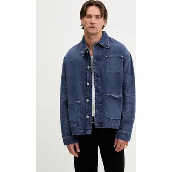 Pánská větrovka Košilová bunda Tommy Jeans DM0DM21833 námořnická modř 59J, vel. M