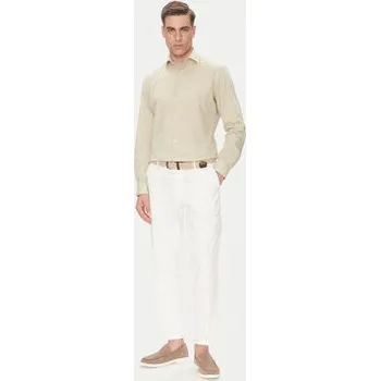 Pánské oblečení Pierre Cardin Košile C6 41017.0451 Béžová Modern Fit XL