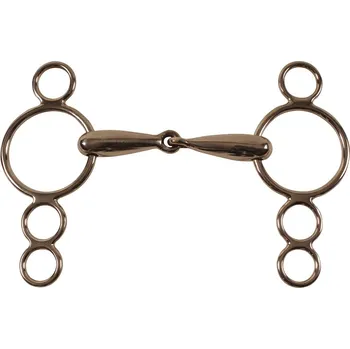 Vybavení pro koně Umbria Equitazione Udidlo sněhulák jednou lomené Umbria Equitazione, 23 mm 12,5 cm