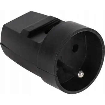 Elektrická zásuvka Elektrická Zásuvka přenosná podlahová Elgotech černá