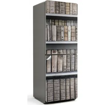 Fototapeta Samolepicí Samolepicí bez bublin na ledničku Staré knihy na policích