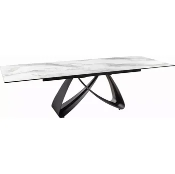 Jídelní stůl Jídelní stůl INFINITY MRAMOR 180-220-260 CM keramika rozkládací