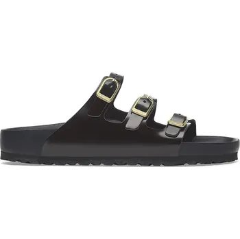 Dámská obuv Kožené pantofle Birkenstock Florida D-Buckle Exq 1029385 černá 99X, EUR 39