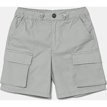 Chlapecké kraťasy Dětské kraťasy United Colors of Benetton šedá barva, nastavitelný pas, 4L2VG902V 4L2VG902V.P.Seasonal 09X, vel. 90