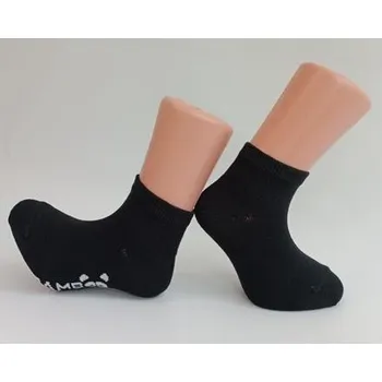 nízké ponožky Trepon z bambusové viskózy černé velikost 22-23