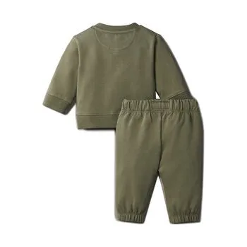 Calvin Klein Jeans Tepláková souprava Monogram IN0IN00017 Zelená Regular Fit 98