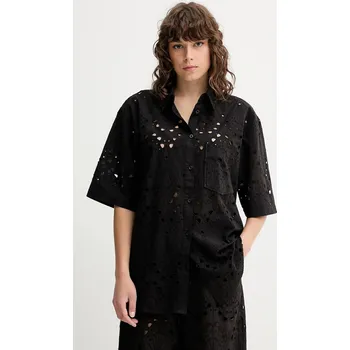 Dámská košile Bavlněná košile Gestuz 10910509 černá 99X, vel. 40