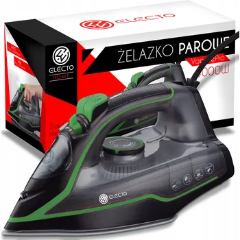 Žehlička Žehlička Electo ŽEHLIČKA PAROWE CERAMICZNE 3000W ELECTO GREEN 3000 W