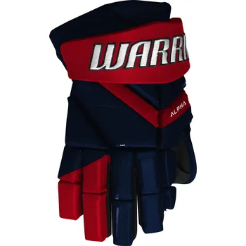 Hokejové rukavice Hokejové rukavice Warrior Alpha LX3 Team Navy/Red Senior 15 palců