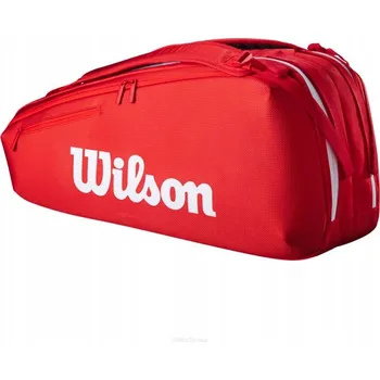 Tenisová taška Tenisová taška Wilson Super Tour x6 2025 červená
