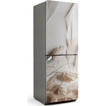 Fototapeta Dekorační nálepka na ledničku s minimalistickým rostlinným motivem