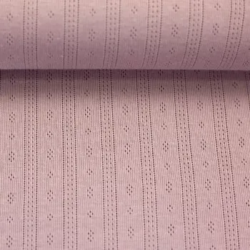 Ajour, úplet s dírkami Starorůžová (E) (Podzimní kolekce LIMITKA 2025)