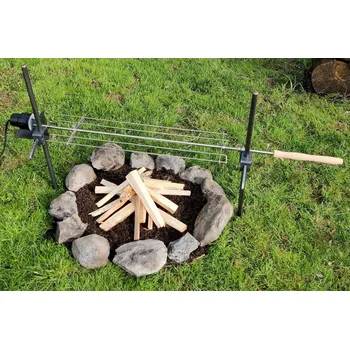 Gril na kuřata - jehla 90 cm ✔ Oba dva typy motorků (+310 Kč)