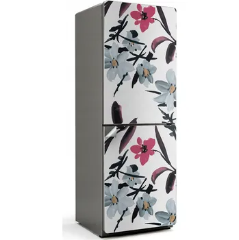 Fototapeta Stylová samolepka na lednici s designem do kuchyně - Jemný květinový vzor