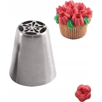 Zdobící Špička RUSKÁ cukrářská ocelová zdobící špička pro dekorátory TULIPÁN