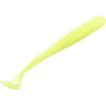Umělá nástraha Crazy Fish Vibro Worm 5cm 6 Chartreuse (8ks)