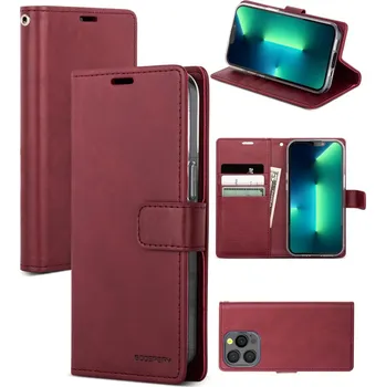 Pouzdro na mobilní telefon Mercury Ochranné pouzdro pro iPhone 13 Pro - Mercury, Bluemoon Diary Wine