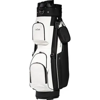 Golfový bag Jucad First Class Revolution cart bag, černo/bílý