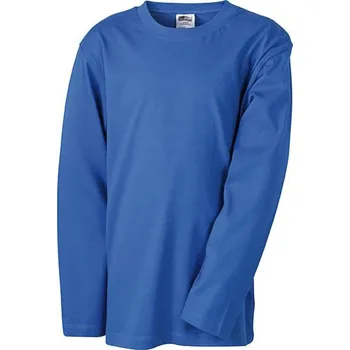 Chlapecké tričko Daiber Dětské triko Junior s dlouhým rukávem Medium JN913K Barva: Modrá královská, Velikost: L 134 - 140