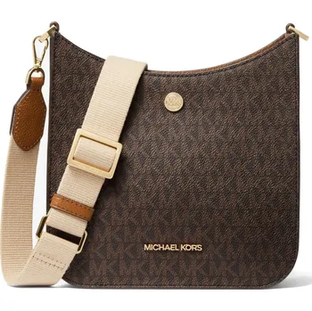 Kabelka Michael Kors Briley Small Logo Messenger Bag Brown