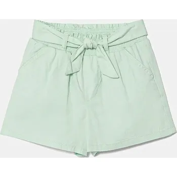 Chlapecké kraťasy Dětské bavlněné šortky United Colors of Benetton 47RGG9030.P.Seasonal zelená 07X, vel. 116