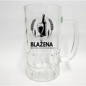 Sklenice Skleněný půllitr se jménem Blažena v1