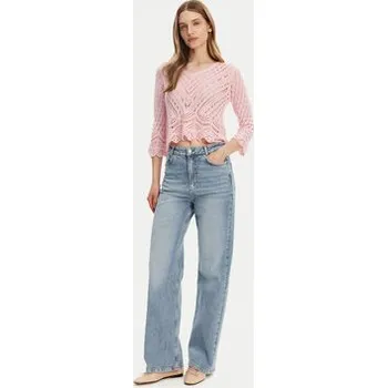 Dámský svetr JDY Svetr New Sun 15212788 Růžová Regular Fit L