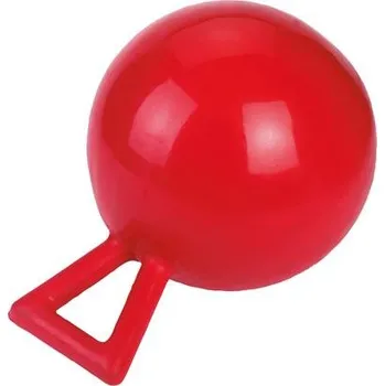 Jezdectví Hrací míč pro koně červený
