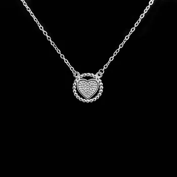 Náhrdelník Náhrdelník z chirurgické oceli se srdíčkem a dekorativním zdobením č. 1667