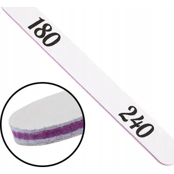 Profesionální Pilník Na Nehty ALLEPAZNOKCIE Jednoduchý Fialový 180/240