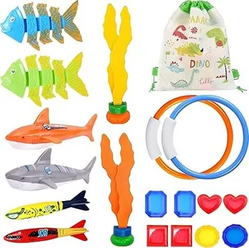 Potápěčské hračky do bazénu - 19 ks