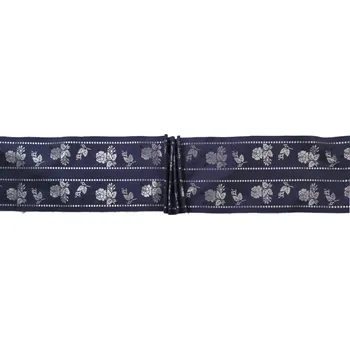 HEDVA ČESKÝ BROKÁT Ondrin 160 krojový brokát STUHY RŮŽE navy