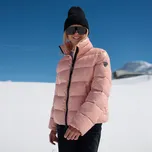 Dámská péřová bunda Rossignol Shiny Bomber pastelově pink M