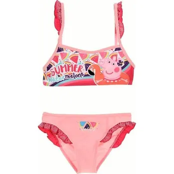 Dámské plavky Plavky PEPPA PIG dvoudílné > varianta 1752 - sv.růžové vel. 128