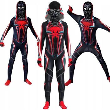 Karnevalový kostým KOSTÝM PŘEVLEK Spider-Man 2099 PLES KARNEVAL HALLOWEEN 110 116