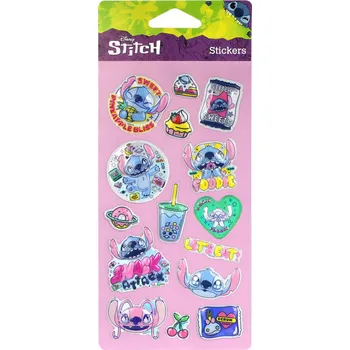 samolepka Lilo and Stitch Disney Lilo a Stitch samolepky POP UP 4 růžové